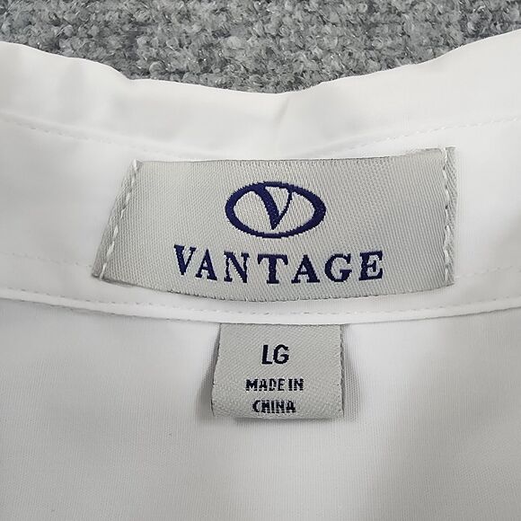 Penn State Nittany Lions Shirt Mens Large White Vantage Embroidered Button Down - Picture 2 of 16